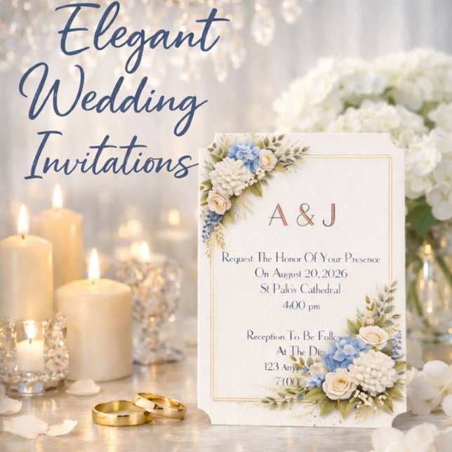Invitación Pink floral wedding invitation (Subido por el creador)