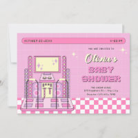 Pink Game Player Arcade Danza Machine baby ducha