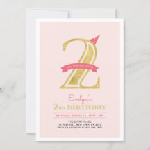 Pink & Gold | Cumpleaños de niña de 2 años