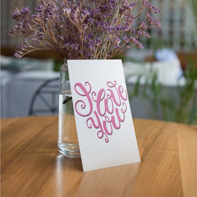 Invitación Pink I Love You (Subido por el creador)