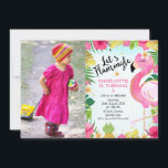 Invitación Pink Let's Flamingle Floral Foliage Photo Birthday<br><div class="desc">Pink Let's Flamingle Floral Foliage Invitación de cumpleaños Cute, vamos a una invitación de cumpleaños con tema de flamingle flamingle flamingo con un flamenco grande, flores rosas y amarillas y follaje tropical. Esta invitación de cumpleaños flamingo es una manera colorida de preparar la escena para una fiesta de cumpleaños con...</div>