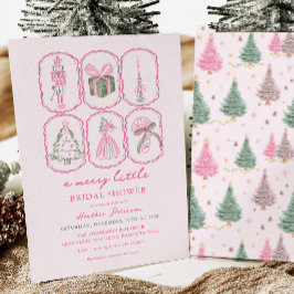 Invitación Pink Nutcracker A Merry Little Bridal Shower