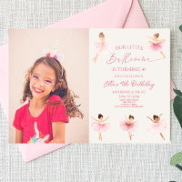 Pink Our Little Ballerina Ballet Birday Party