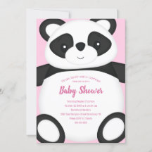 Pink Panda Bear Baby Shower