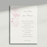 Pink Peonies Sketch Formal Calligraphy Boda