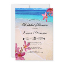 Pink Plumeria Beach Destino Ducha de Novias ©