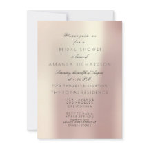 Pink Rose Rubor Pastel Pearly Bridal Shower