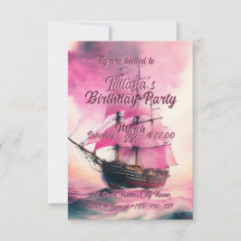 Invitación Pink Sails