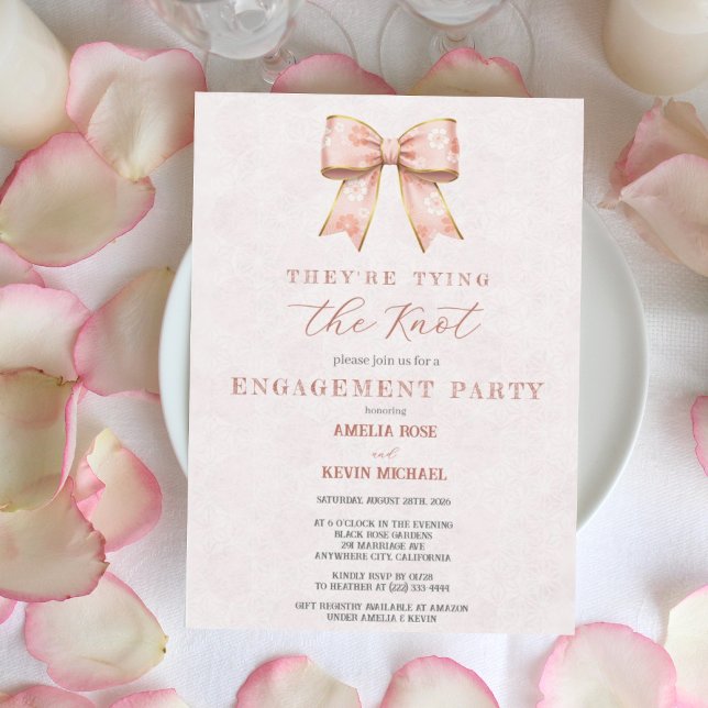 Invitación Pink Sakura Ribbon – Japanese-Inspired  (Subido por el creador)