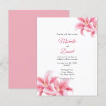 Pink Stargazer Lilies