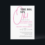 Invitación Pink The Big 60th Surprise Birthday Invitation<br><div class="desc">Pink The Big 60th Surprise Birthday Invitation Sus invitados sabrán que este será un fiesta especial con sólo mirar esta invitación!</div>