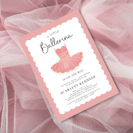 Invitación Pink Tutu Baby Baby Shower