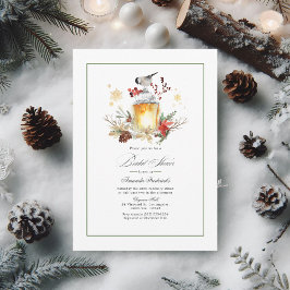 Invitación Pino de invierno y ducha de novia Spruce