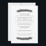 Invitación Pino mínimo moderno<br><div class="desc">Por diseños redefinidos</div>