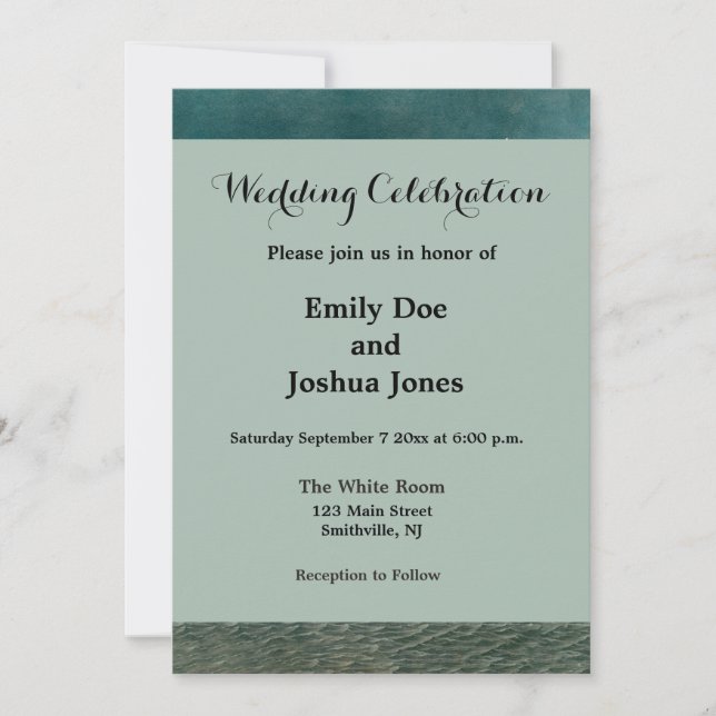 Invitación Pintado de vida silvestre del Ártico Tern Audubon (Anverso)