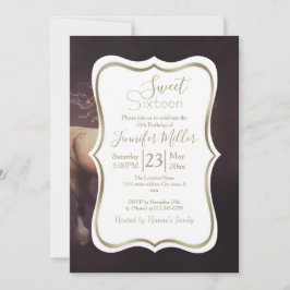 Invitación Pintado Pastel De Un Caballo Corriendo