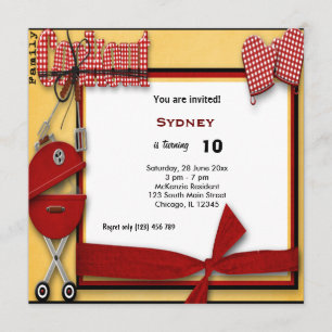 Invitación Pintoresco de Cumpleaños