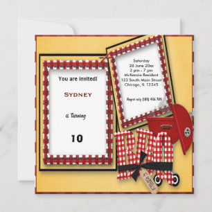 Invitación Pintoresco de Cumpleaños