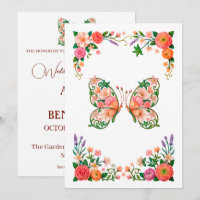 Pintura al óleo romántico Floral Mariposa