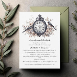 Invitación Pintura con Acuarela Durante Todo el Día para Pare