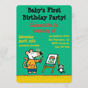 Invitación ¡Pintura con Maisy!