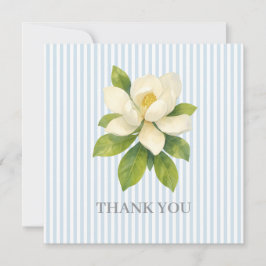 Invitación Pintura de Flor de Magnolia Gracias