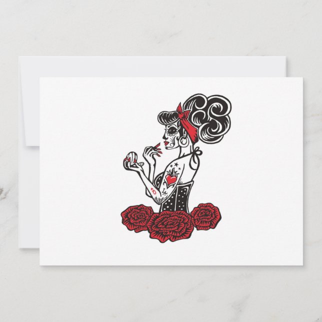 Invitación Pintura de guerra (Reverso)