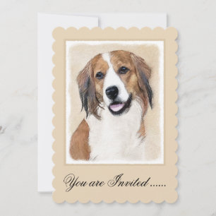 Invitación Pintura de Nederlandse Kooikerhondje - Arte de per