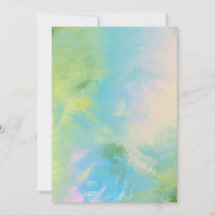 Invitación pintura de óleo abstracta