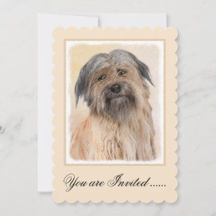 Invitación Pintura de pastor pirenaico - Arte de perro origin