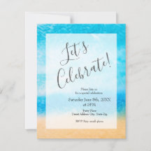 Pintura de seda abstracta de "On the Beach"