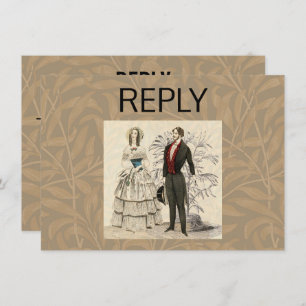 Invitación Pintura del matrimonio Boda victoriano de 1844