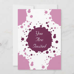 Invitación Pintura Rosa