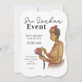 Invitación Pinturas de Sigiri en Sri Lanka