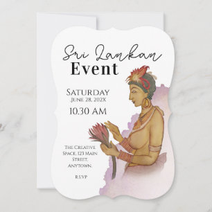 Invitación Pinturas de Sigiri en Sri Lanka