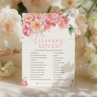 Invitación Piper Literary Loves Game