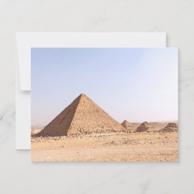Invitación Pirámides de Egipto (Anverso)