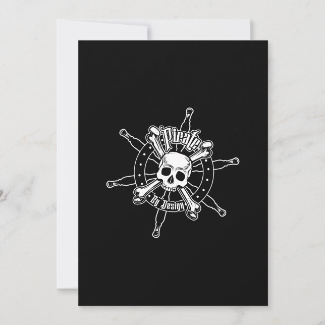 Invitación pirata (Anverso)