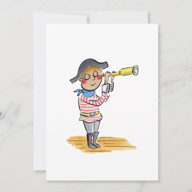 Invitación Pirata (Anverso)