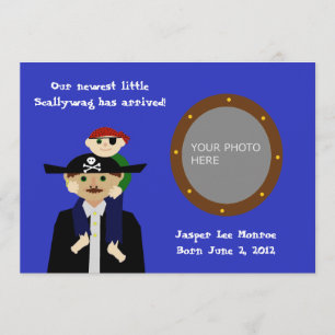 Invitación pirata de bebés
