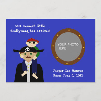 Invitación pirata de bebés