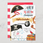 Invitación Pirates Birthday Invitation, Pirates Invitation<br><div class="desc">Customize this Pirates Birthday Invitation with your own information.</div>