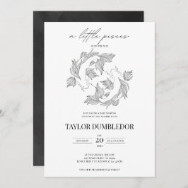 Invitación Pisces Zodiac Star Sign Astrología Baby Shower