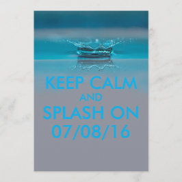 Invitación Piscina de verano o Fiesta de playa