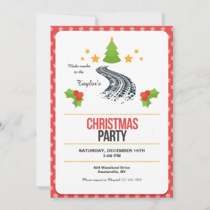 Invitación Pistas en el Fiesta de Navidades de Nieve
