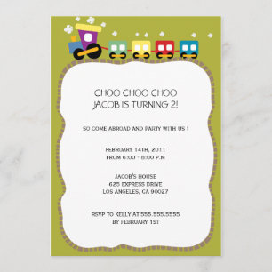 Invitación Pistas - los niños birthdayparty invitan (el