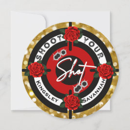 Invitación Pistolas o Rosas | Disparen su revelación de sexo