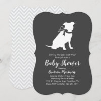 Pit Bull Baby Shower Género Neutral Pitbull