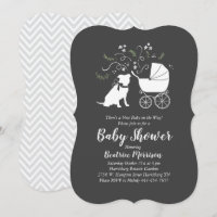 Pit Bull Baby Shower Género Neutral Pitbull Invita
