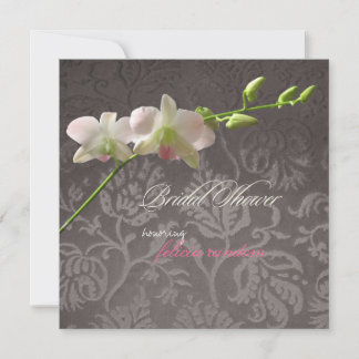Invitación PixDezine Orquídea rosa/ducha de novia